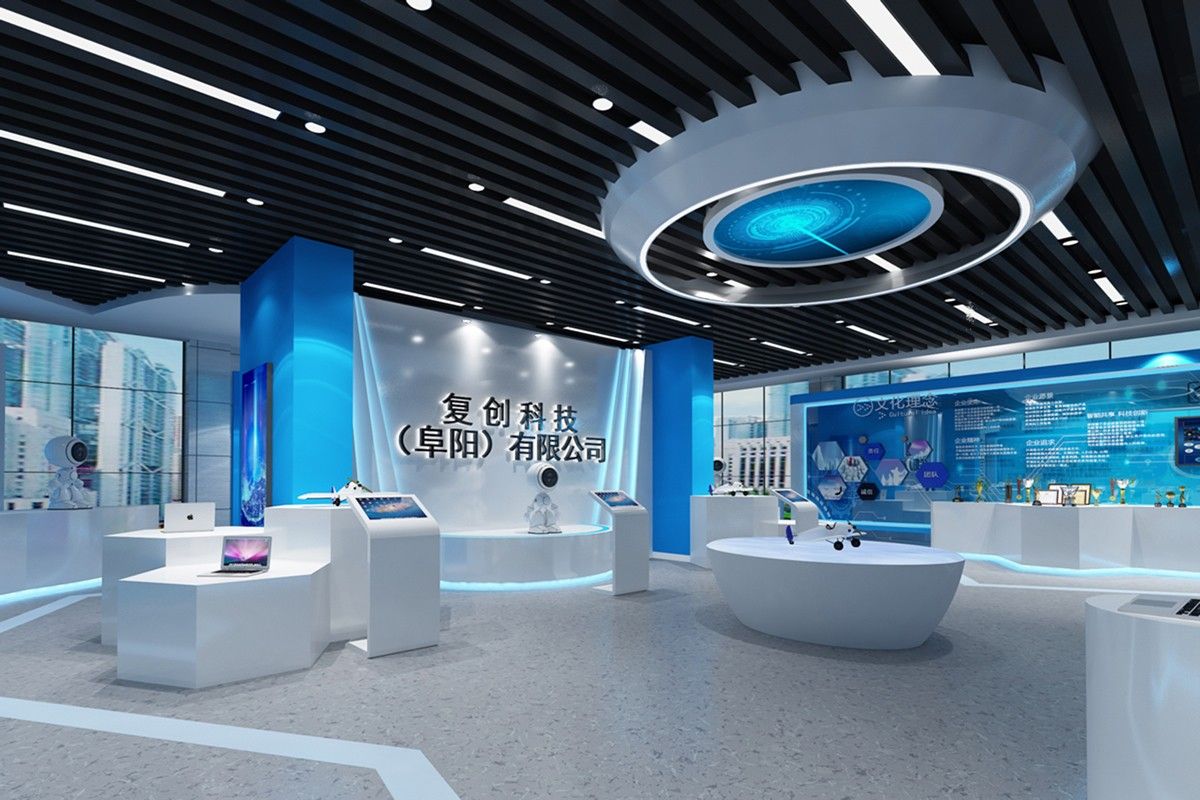 阜陽(yáng)復(fù)創(chuàng)科技500m²展廳